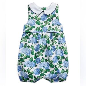 Ralph Lauren Floral Stretch Dobby Bubble Shortall Size 24 Months
